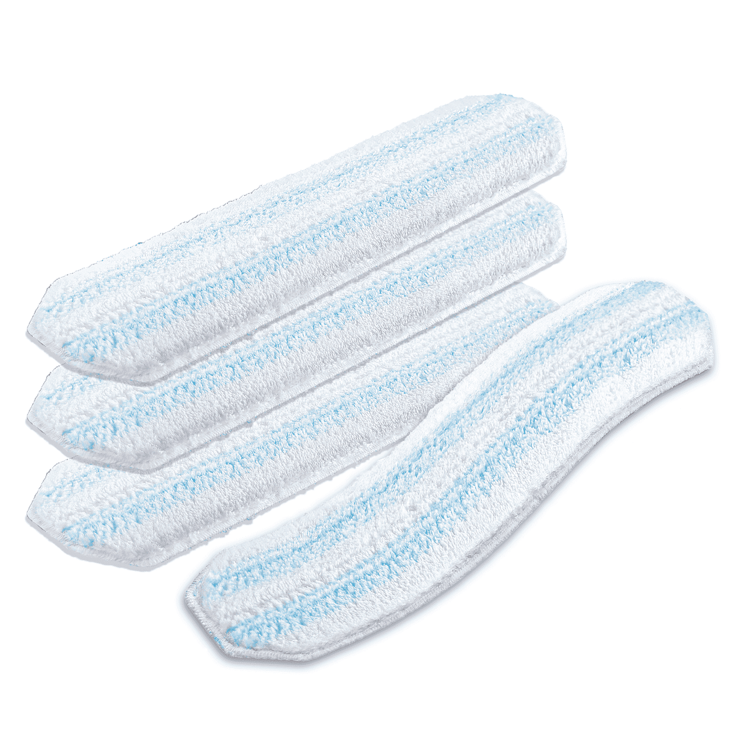 Dinosaur Planet Mop Head Refills Compatible with Flat Mop Systems, Machine Washable Microfiber Mop Replace Heads, Reusable Head Replacements on Flat Mops, 4 Packs