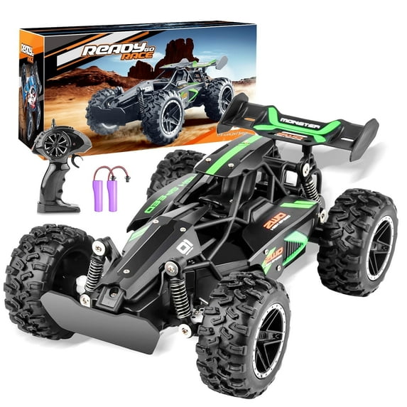 LOHEER Remote Control Car, 1:18 High Speed RC Cars, 20+ km/h Toy for Boys & Girls Gifts for Kids