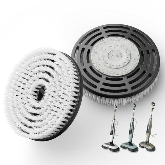 Upgraded Mop Pad Replacement Brush Heads for Shark Steam Mop Pads, Compatible with Shark S7000/S7001/S8001, For Deep Cleaning Hard Floors, 2 pcs