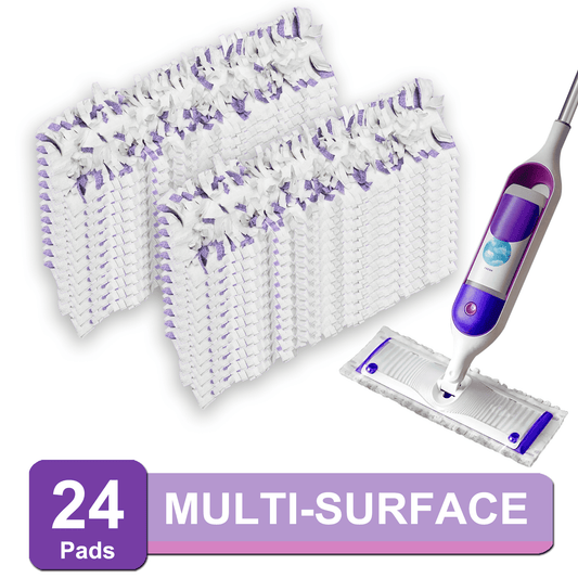 Surface Mopping Pad Refills for PowerMop Disposable Microfiber Pads for Tile, Vinyl, Laminate & Hardwood Floors, 24 Count