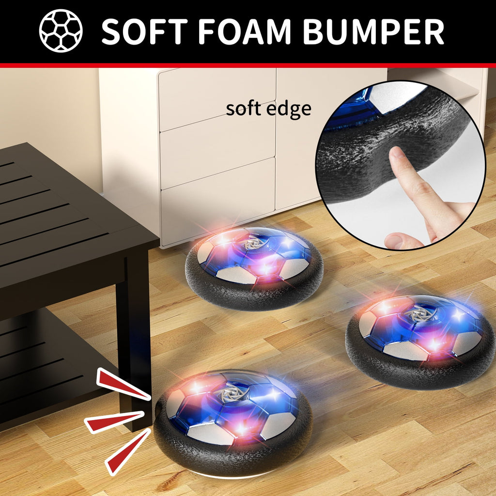 Dinosaur Planet Hover Soccer Ball Toys Sets for Kids Boys with 2 Goals & 2 Ball, Indoor Outdoor Soccer Ball Toys for Kids Boys 3-8, Ball Toys Gifts for 3-8 Year Old Boys